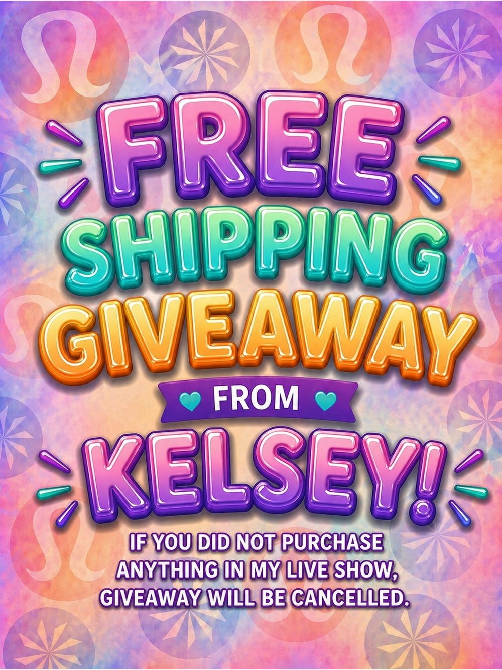 @Kgunter16 free shipping giveaway!